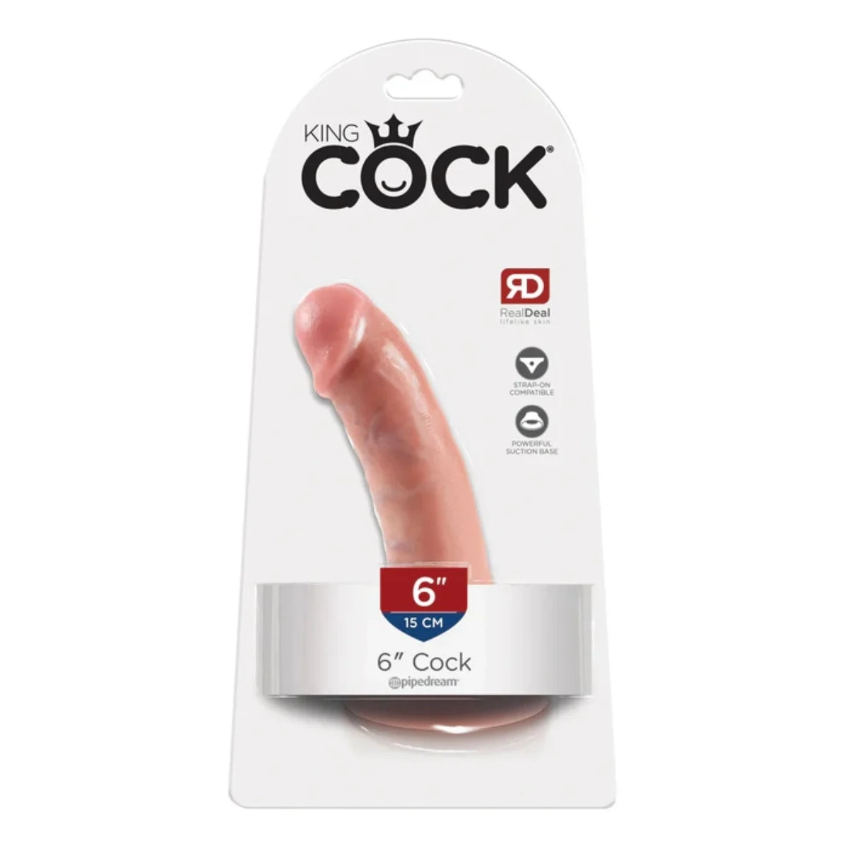 King Cock Dildo Pink 6 Inch