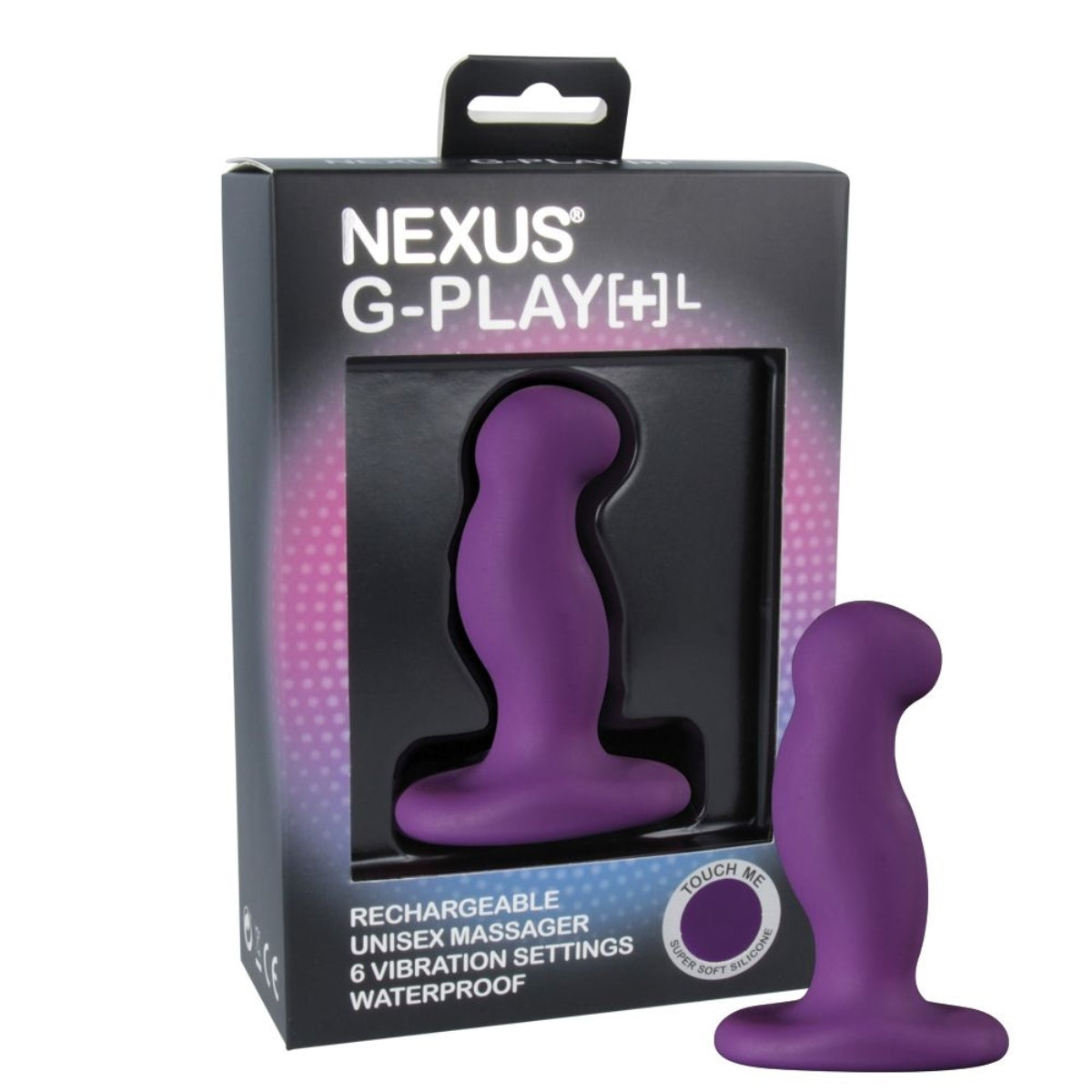 Nexus G-Play Plus Vibrating Butt Plug Purple Large