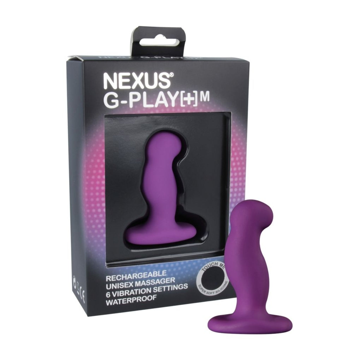 Nexus G-Play Plus Vibrating Butt Plug Purple Medium