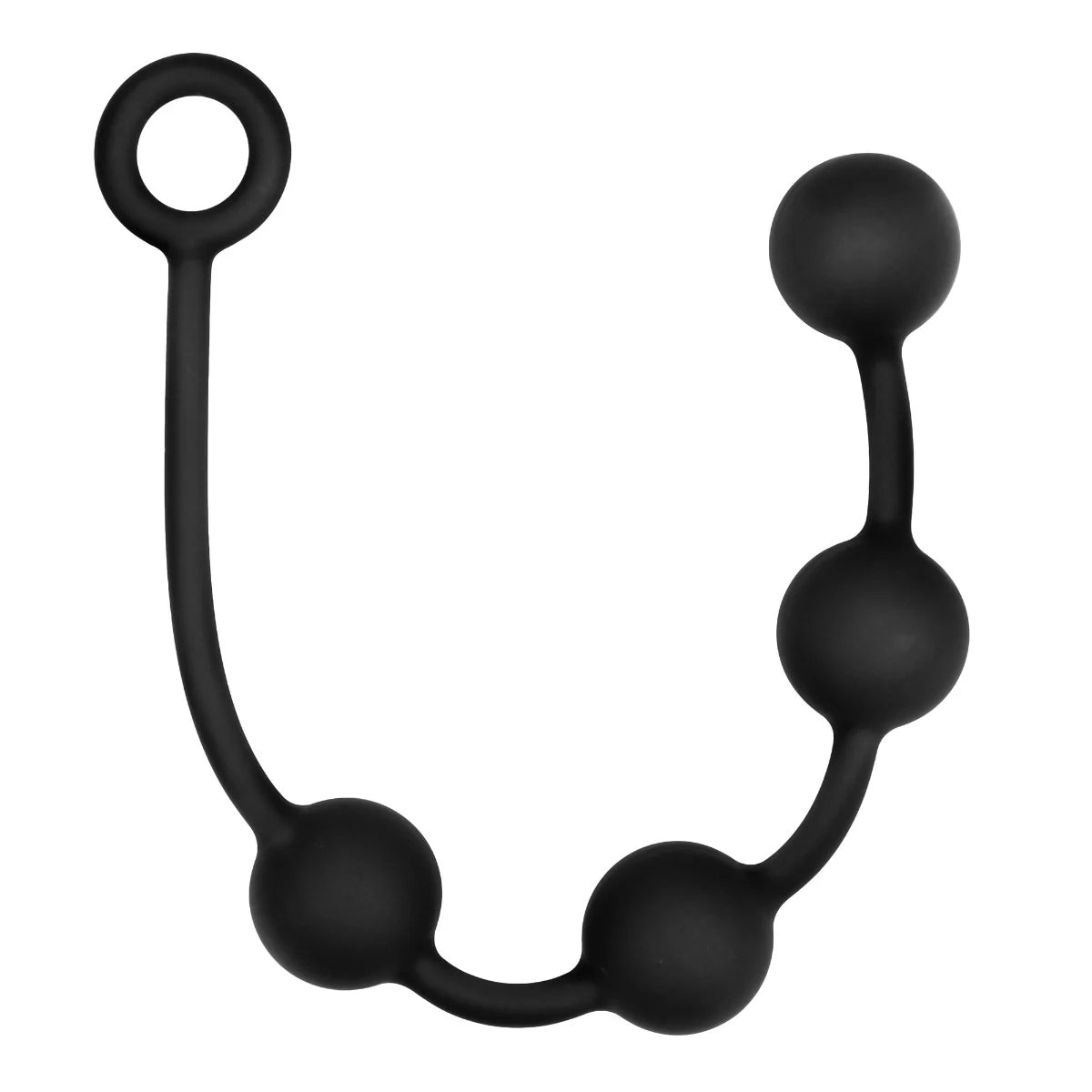 Prowler RED Silicone Anal Beads Black Small