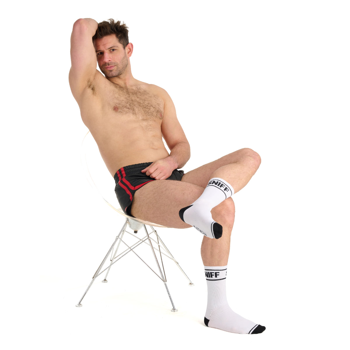 Prowler RED Sniff Socks White Black