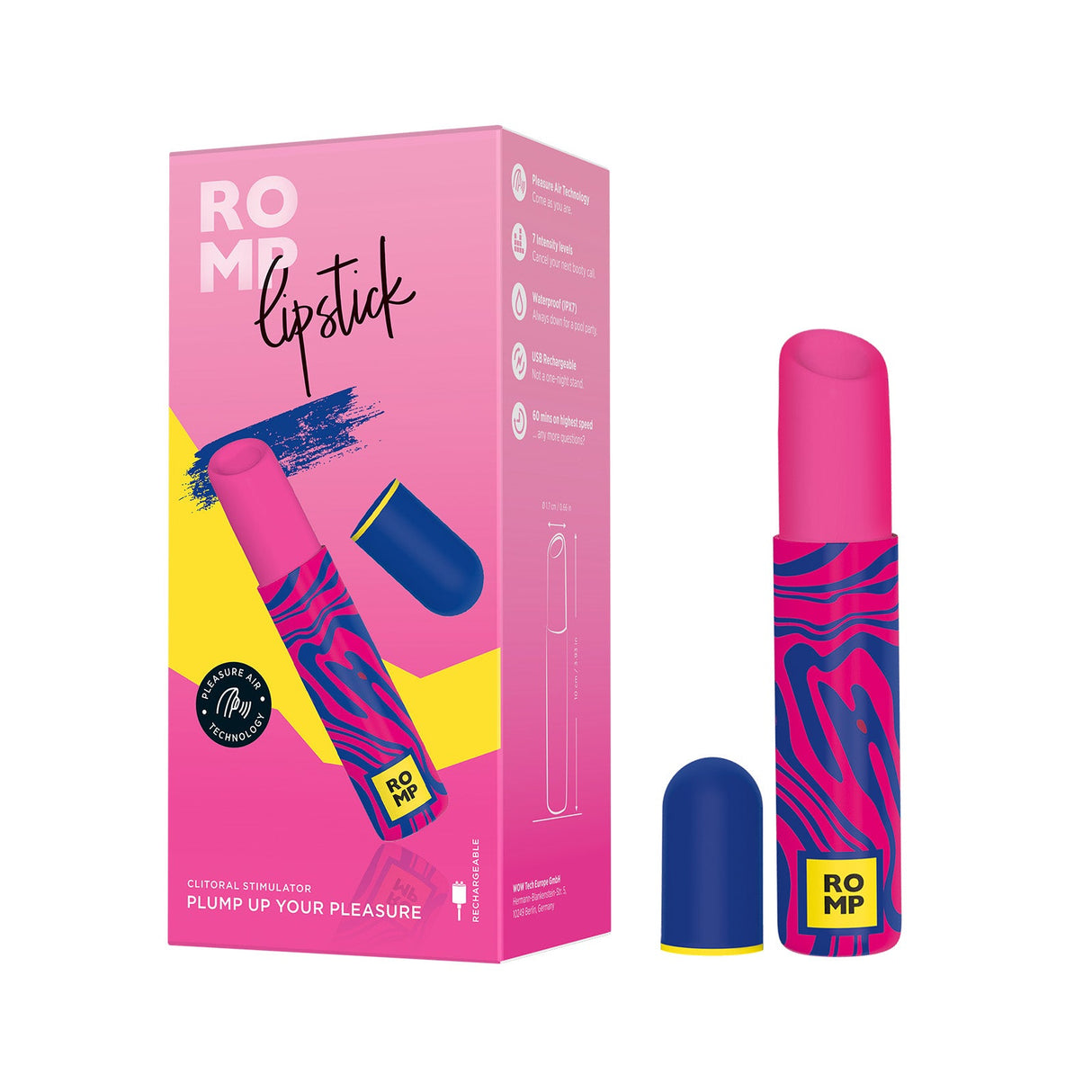 ROMP Lipstick Clitoral Stimulator Pink