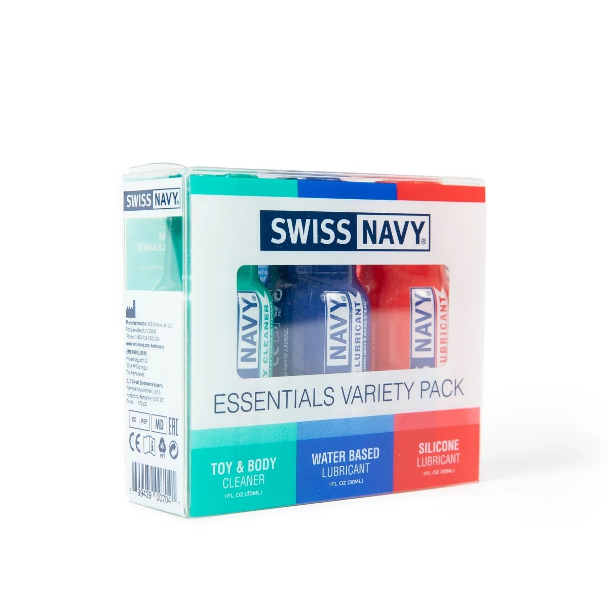 Swiss Navy Essentials Variety Lube 3 Pack 1oz