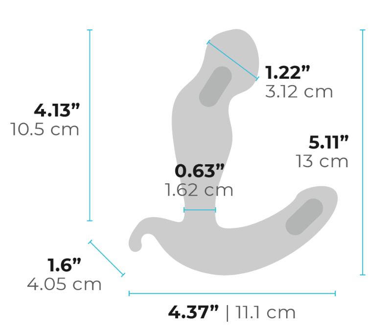 b-Vibe 360 Plug Prostate Massager Vibrator Black