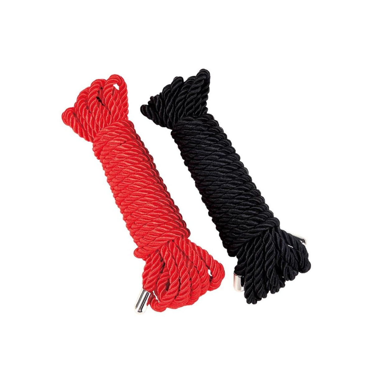 Whipsmart Heartbreaker Satin BDSM Rope 2 Pack Red Black