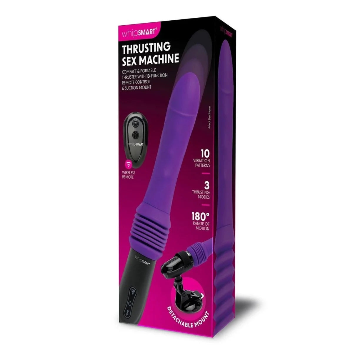 Whipsmart Remote Control Thrusting Sex Machine Purple