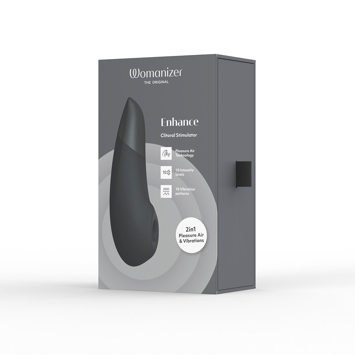 Womanizer Enhance Clitoral Stimulator Vibrator Black