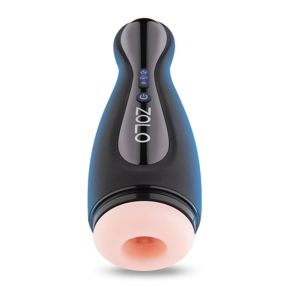 Zolo Blowpin One Touch Vibrating Blowjob Masturbator Black Pink