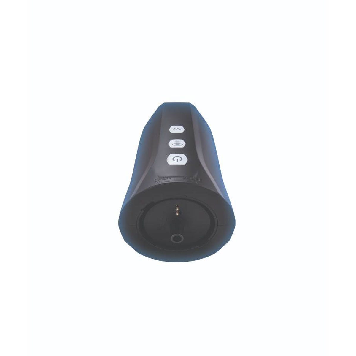 Zolo Suck & Squeeze One Touch Vibrating Blowjob Masturbator Black Clear