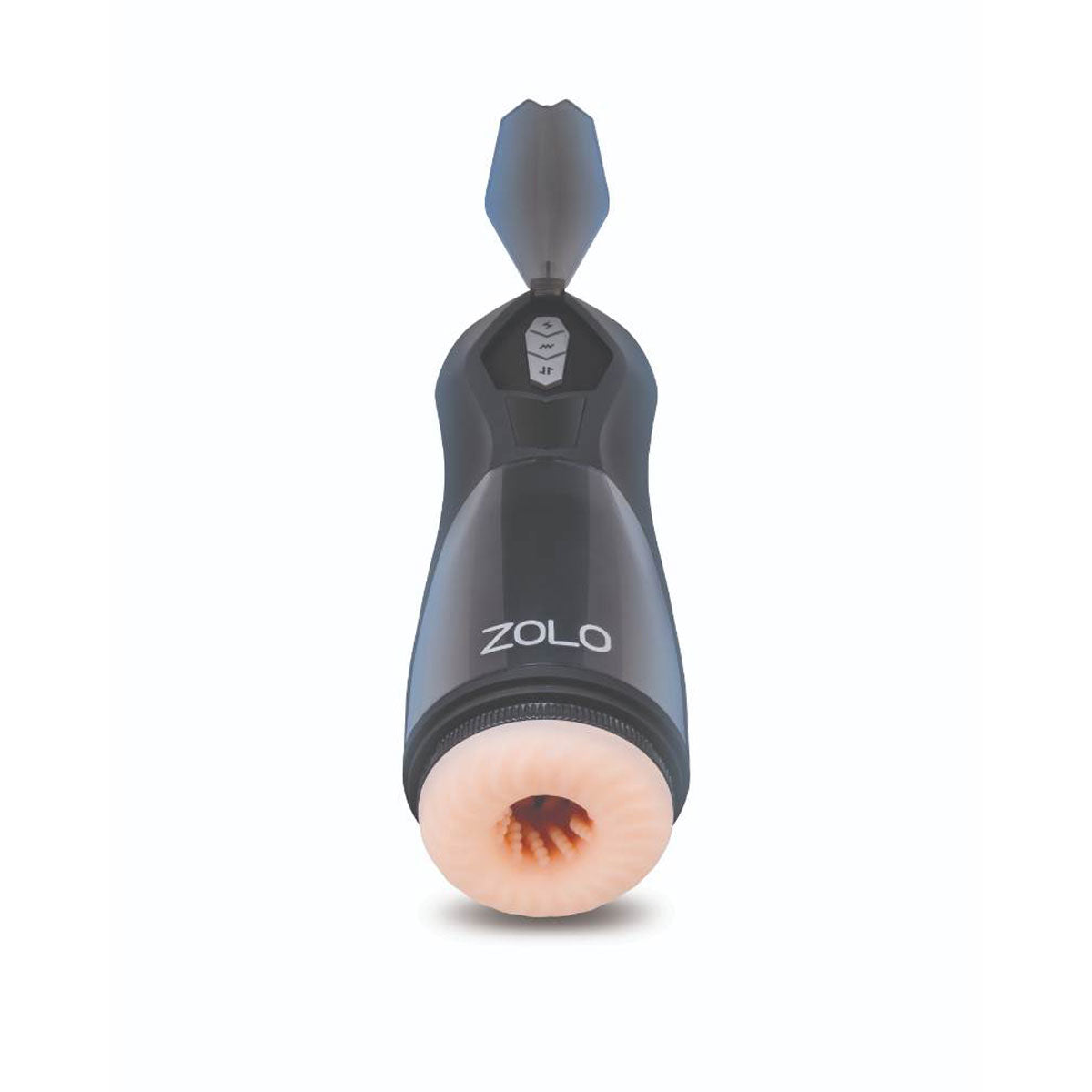 Zolo Lift Off One Touch Vibrating Thrusting Stroker Black Pink