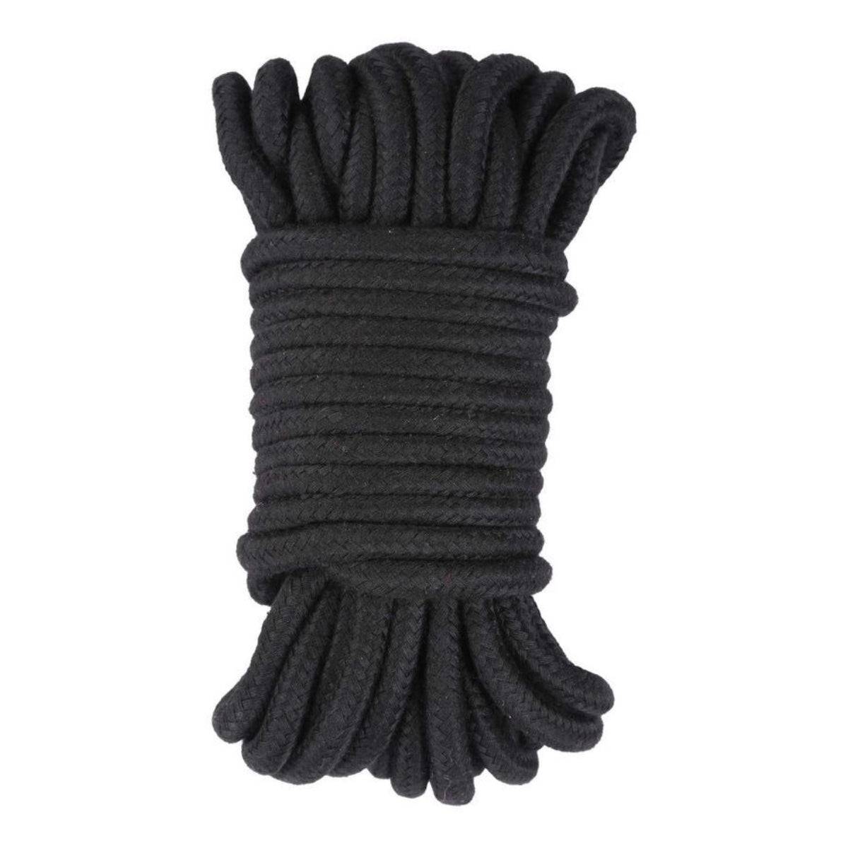 Me You Us Tie Me Up Soft Cotton Rope Black 10m - Simply Pleasure