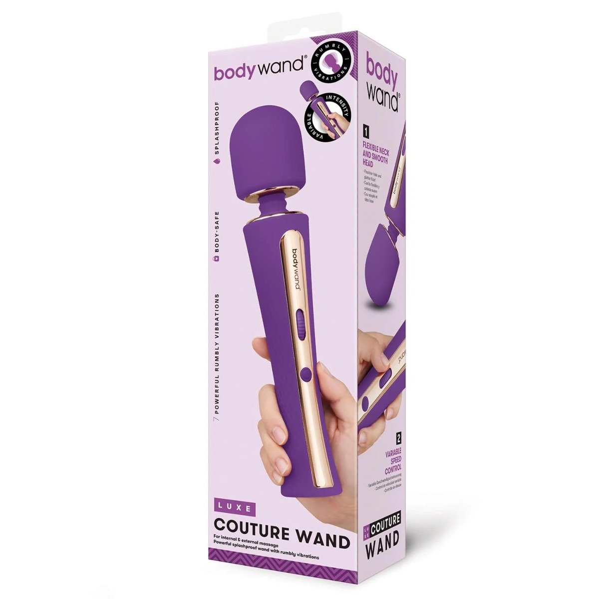 Bodywand Luxe Couture Massager Wand Purple