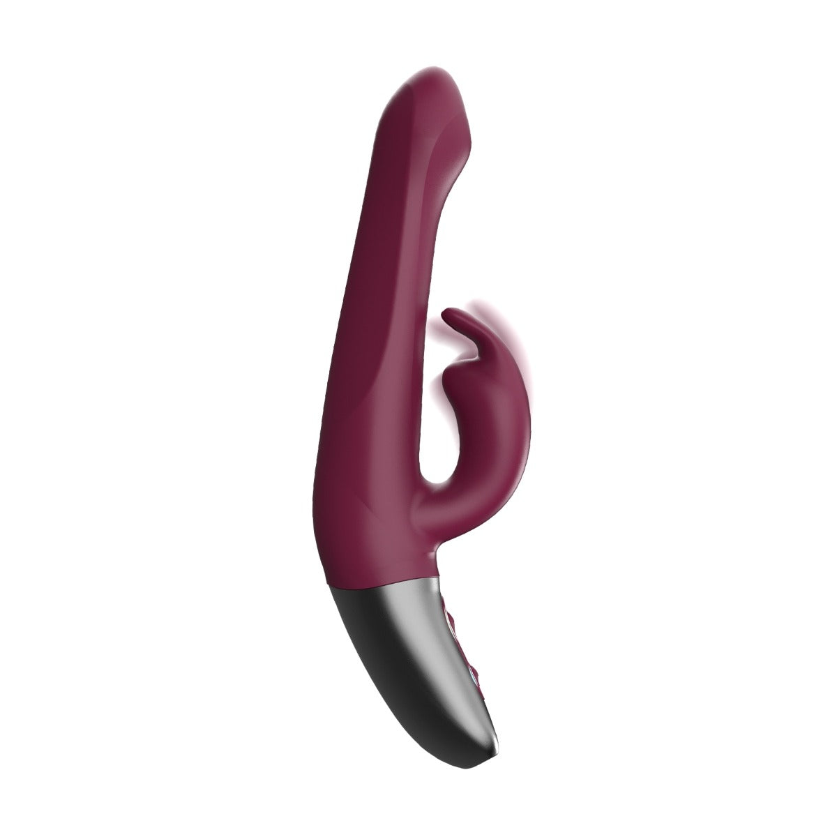 Titanz Rotating Rechargeable Rabbit With Clit Stimulation Purple 5 Inch