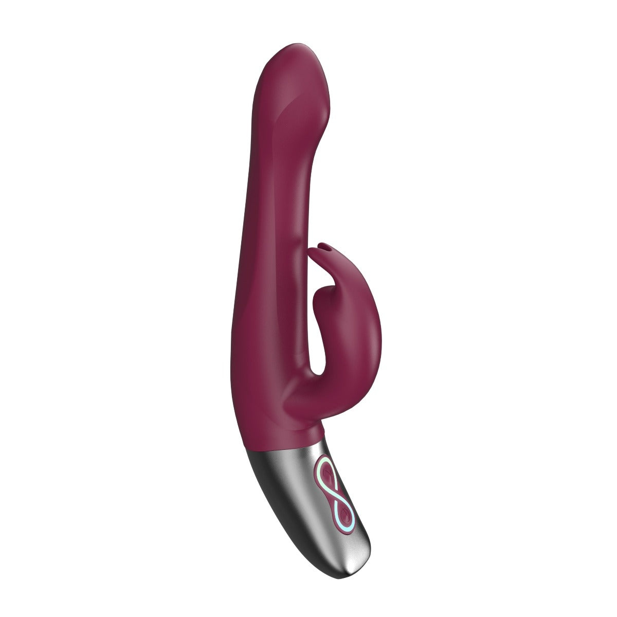 Titanz Rotating Rechargeable Rabbit With Clit Stimulation Purple 5 Inch