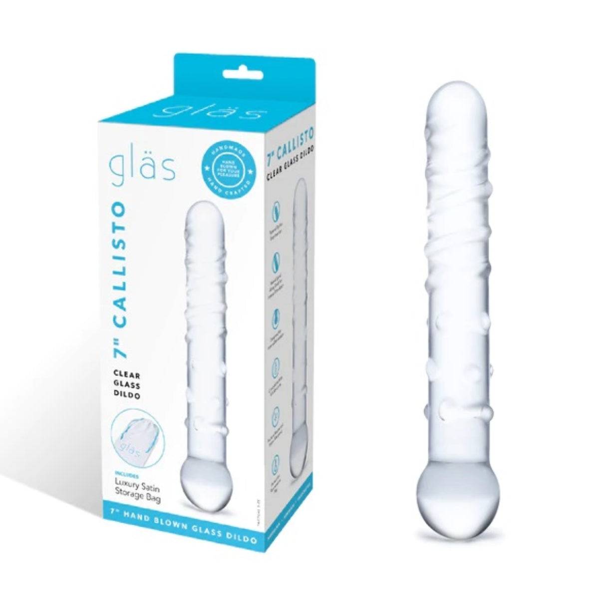 Glas Callisto Dildo Clear 7 Inch - Simply Pleasure