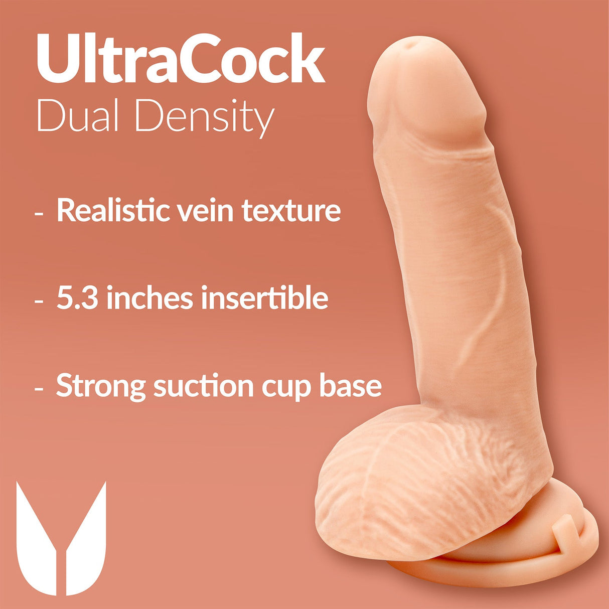 Me You Us Ultra Cock Dual Density Dildo With Balls Pink 7 Inch