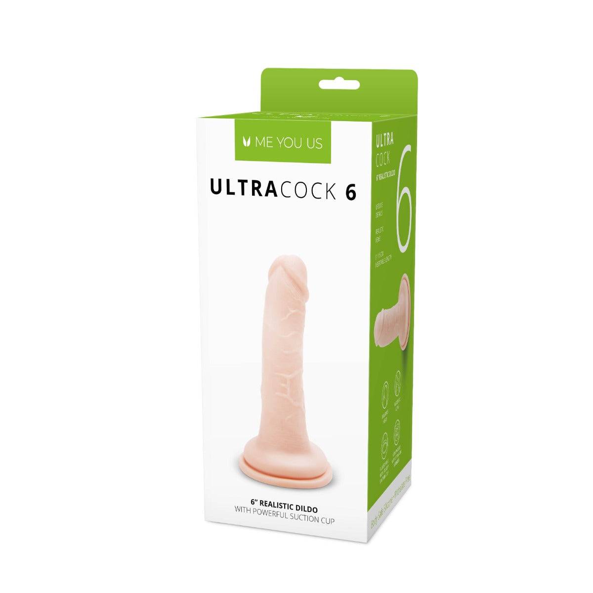 Me You Us Ultra Cock Realistic Dildo 6 Inch - Simply Pleasure