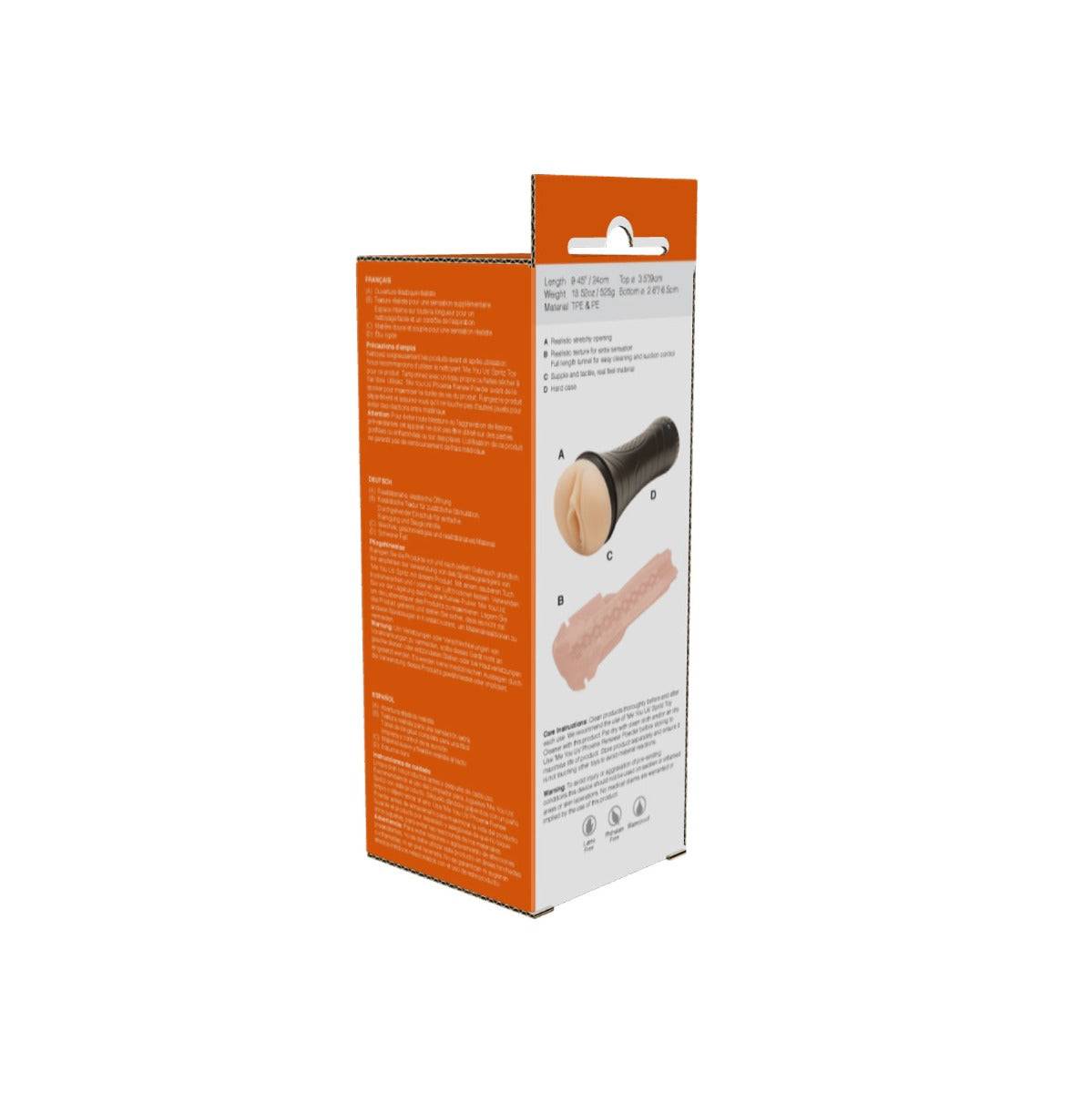 Me You Us Vagina Stroker 1 Vanilla - Simply Pleasure