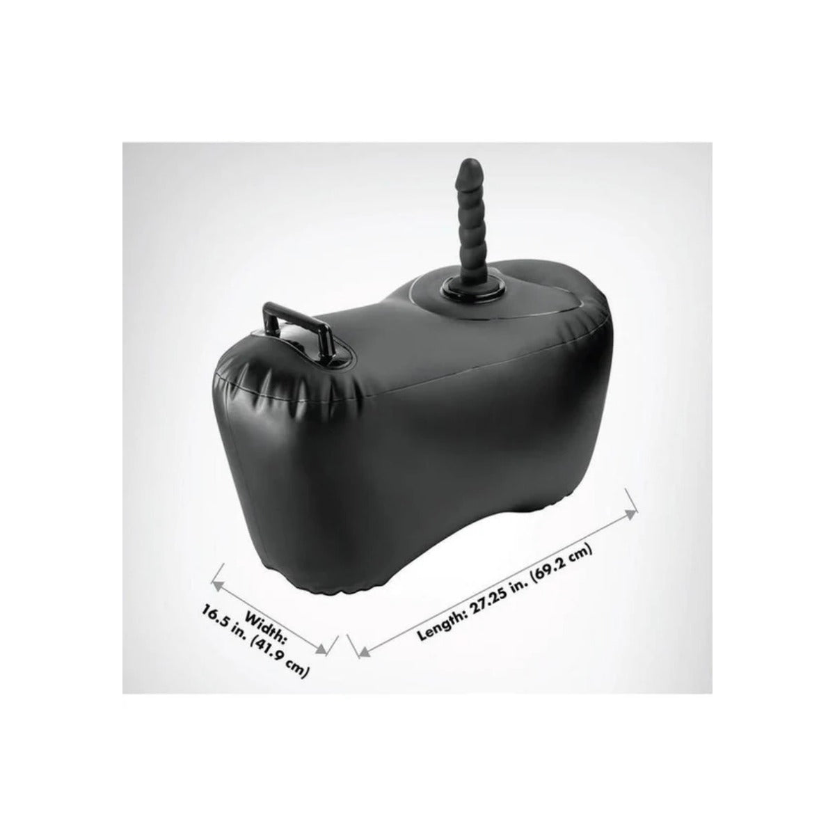 Fetish Fantasy Series Body Dock Inflatable Love Seat Black