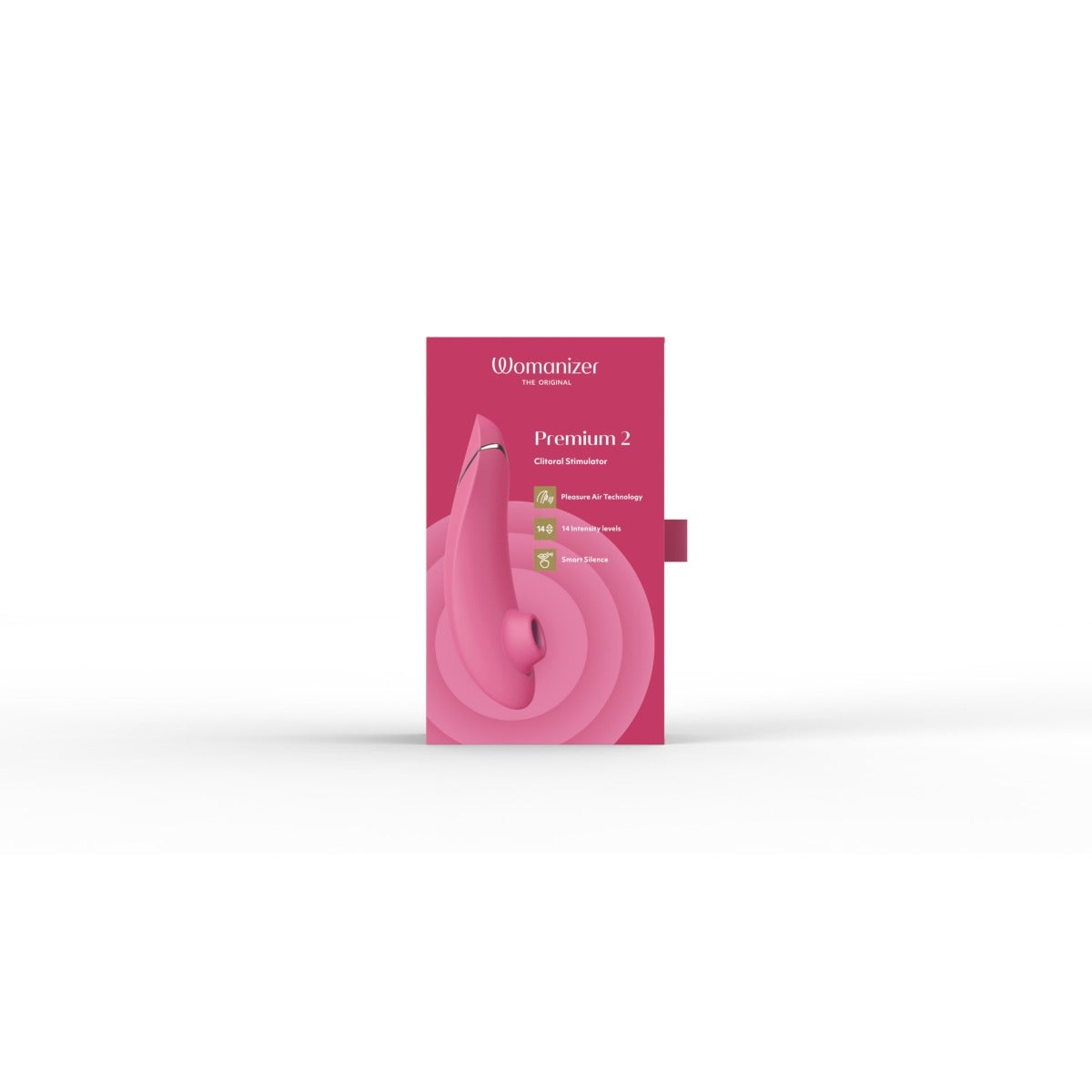 Womanizer Premium 2 Clitoral Stimulator Raspberry