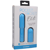 Pocket Rocket Elite Silicone Bullet Vibrator Sky Blue