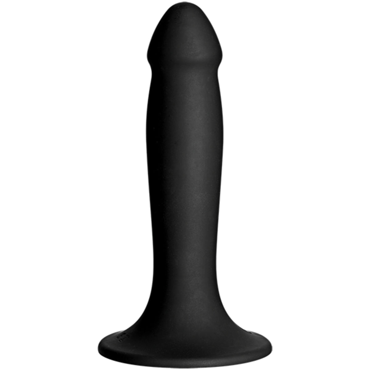 Vac-U-Lock Smooth Silicone Dildo Black 6.5 Inch