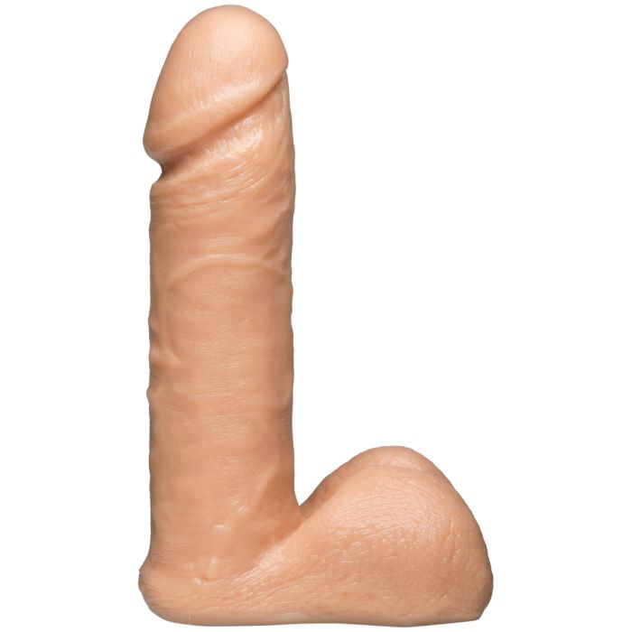 Doc Johnson Realistic Cock Vac-U-Lock White 6 inches