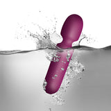 Rocks Off Sugar Boo Playful Passion Pleasure Wand Burgundy