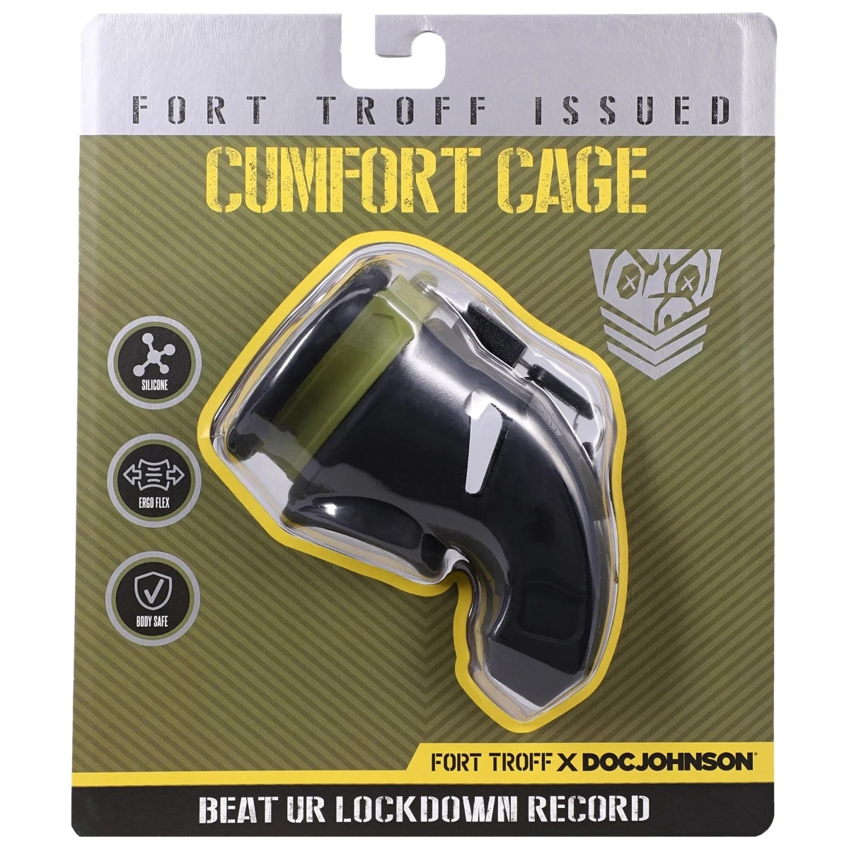 Fort Troff Cumfort Cage Cock Cage Black