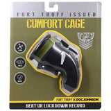 Fort Troff Cumfort Cage Cock Cage Black