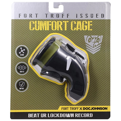 Fort Troff Cumfort Cage Cock Cage Black