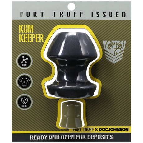 Fort Troff Kum Keeper Butt Plug Black Large