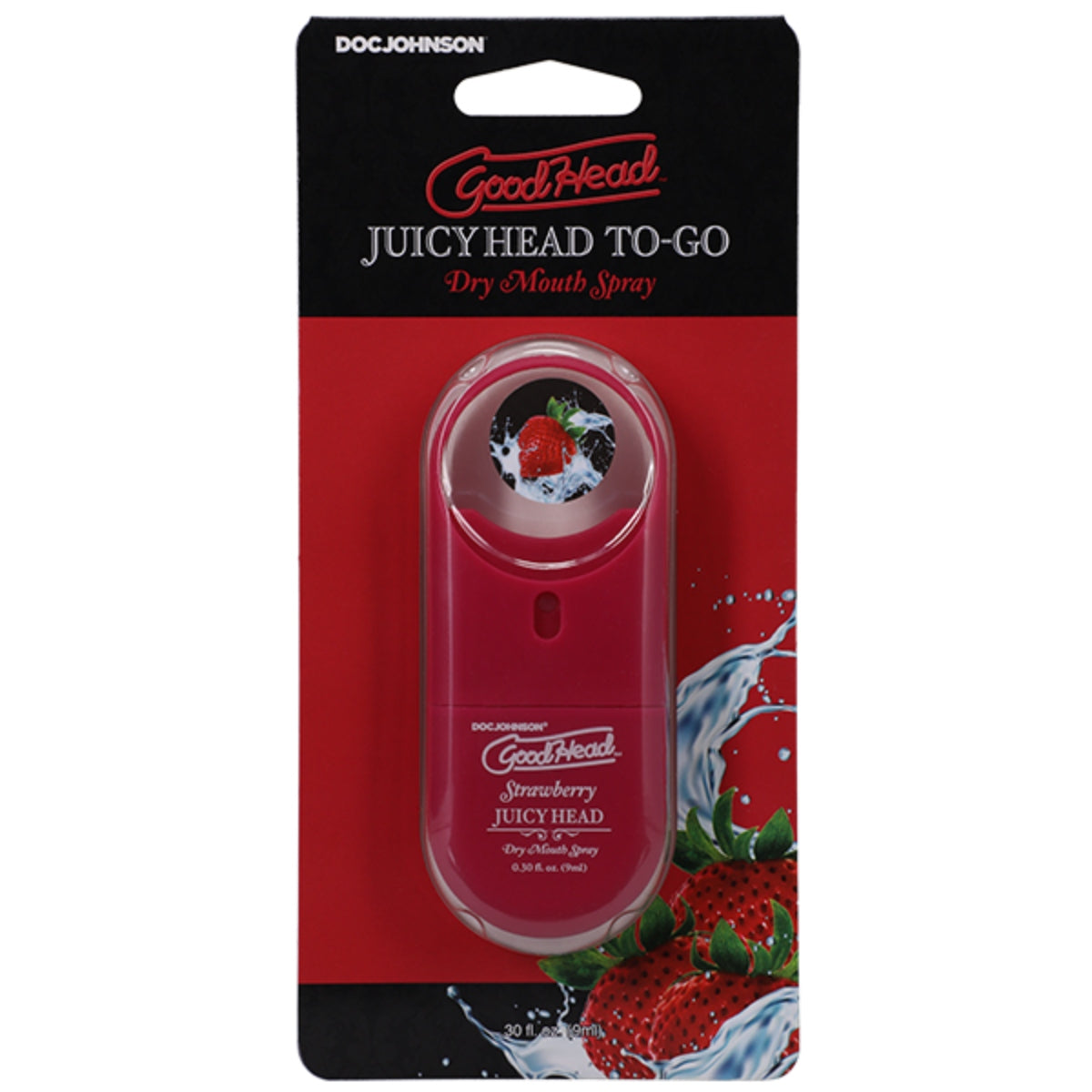 GoodHead Juicy Head To Go Dry Mouth Spray Strawberry 0.30oz