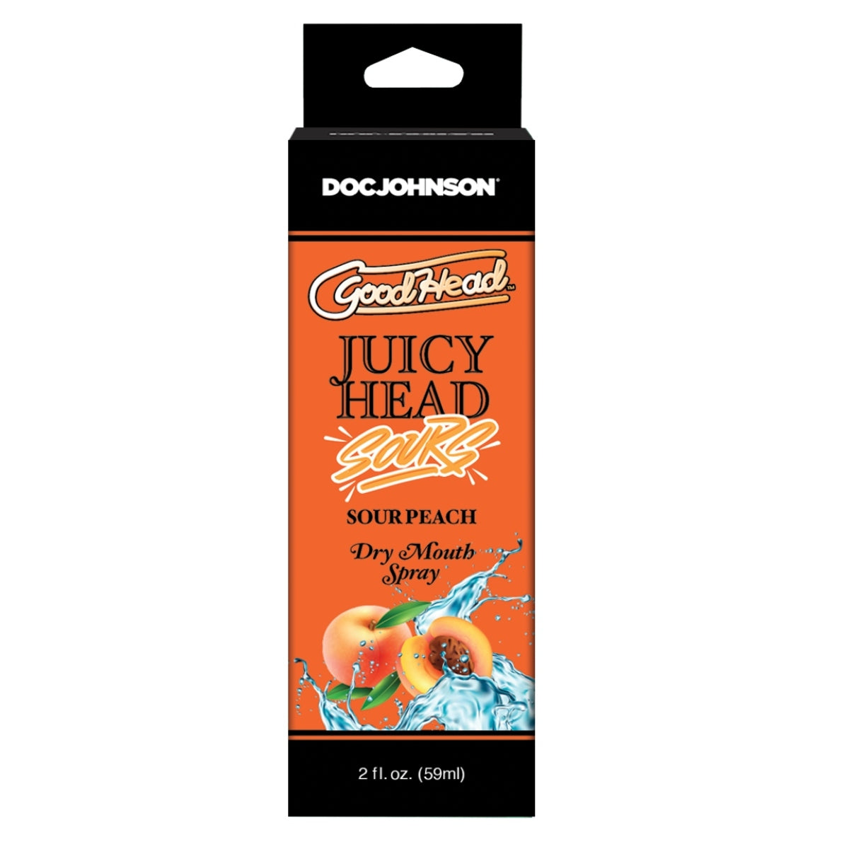 GoodHead Juicy Head Dry Mouth Spray Sour Peach 2oz