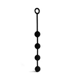 Brutus Pearls Silicone String Of Pearls Black Medium 40mm