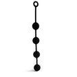 Brutus Pearls Silicone String Of Pearls Black Large 50mm