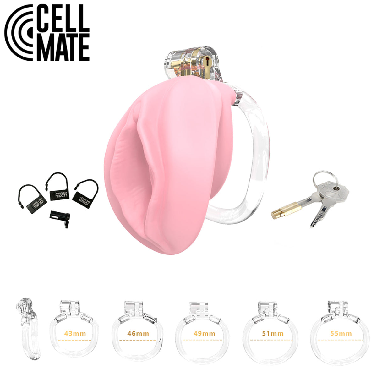Cellmate Pussyfyer Chastity Cage Pink