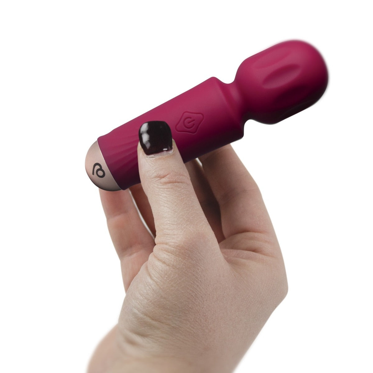 Rocks Off Rechargeable Mini Wand Vibrator Azalea Red