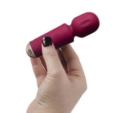 Rocks Off Rechargeable Mini Wand Vibrator Azalea Red