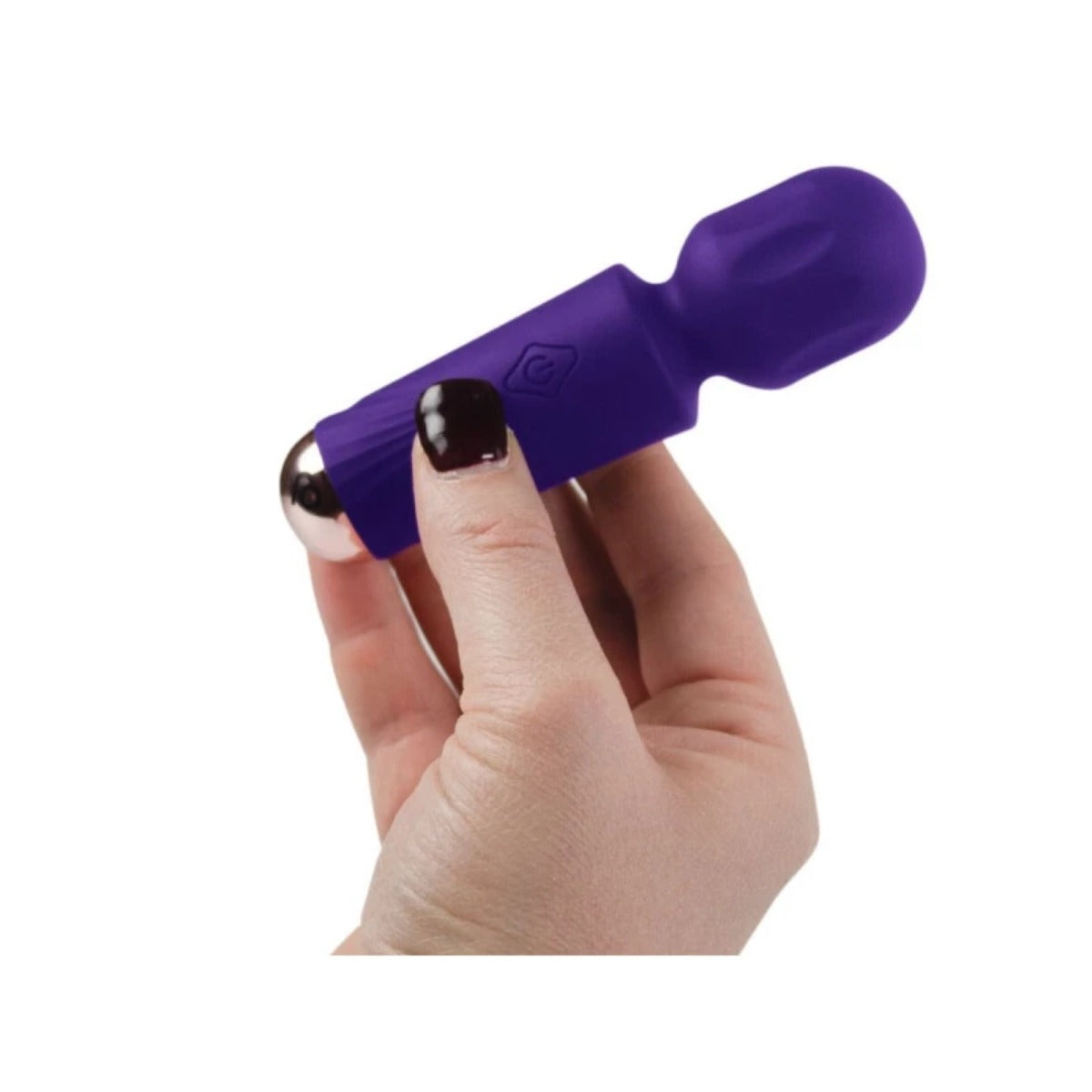 Rocks Off Rechargeable Mini Wand Vibrator Violet Dream