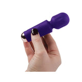 Rocks Off Rechargeable Mini Wand Vibrator Violet Dream