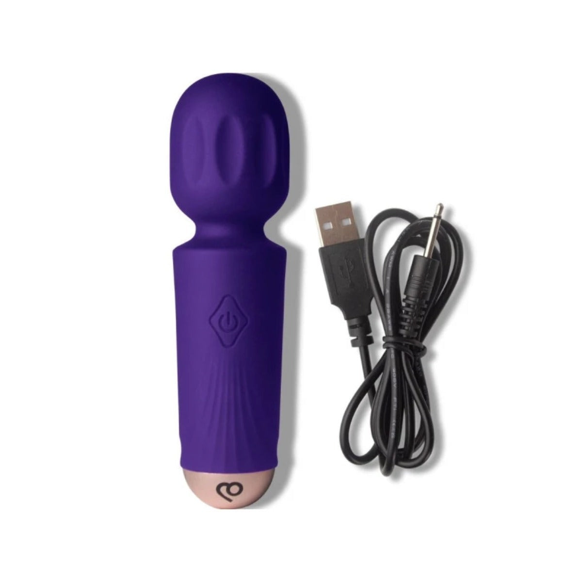 Rocks Off Rechargeable Mini Wand Vibrator Violet Dream