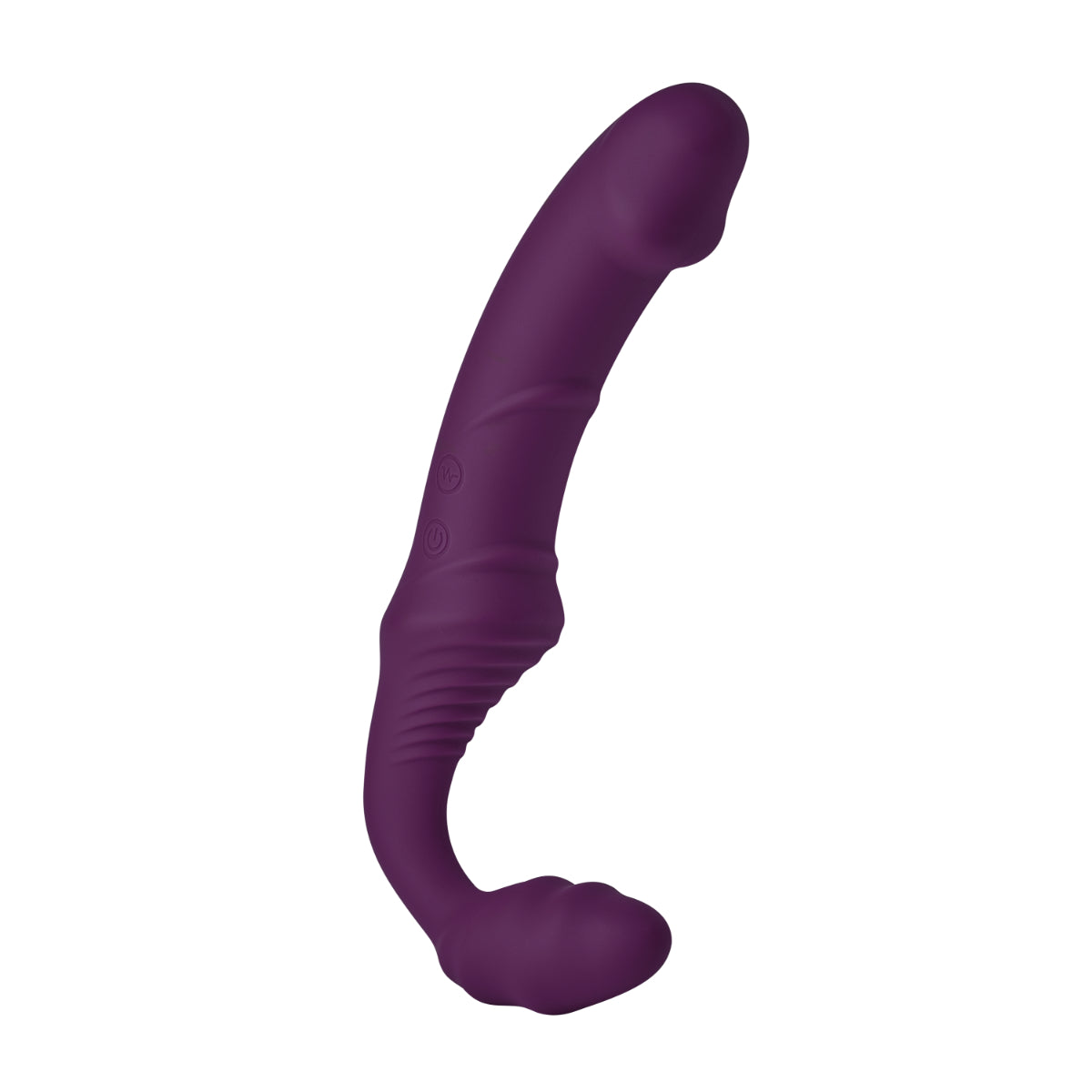 Dreamtoys Bold Storm Remote Controlled Strapless Strap On Vibrator Purple