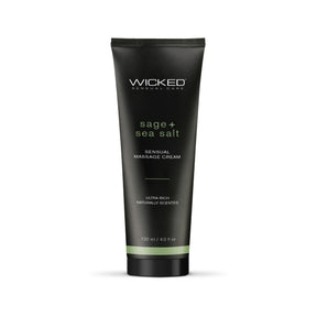 Wicked Sensual Care Sage And Sea Salt Massage Cream 120ml 