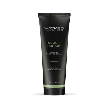 Wicked Sensual Care Sage And Sea Salt Massage Cream 120ml 