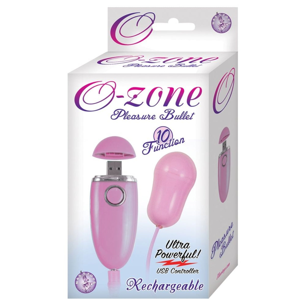 Nasstoys O-Zone Rechargeable Pleasure Bullet Vibrator Pink