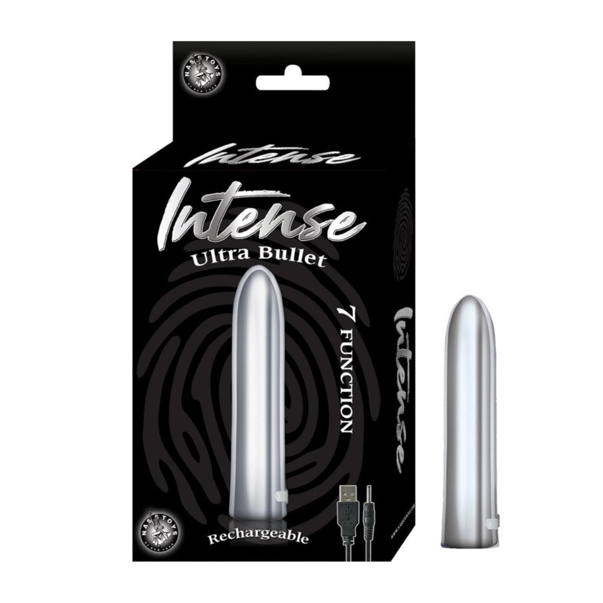Nasstoys Intense Ultra Bullet Vibrator Silver 3.5 Inch