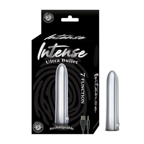 Nasstoys Intense Ultra Bullet Vibrator Silver 3.5 Inch