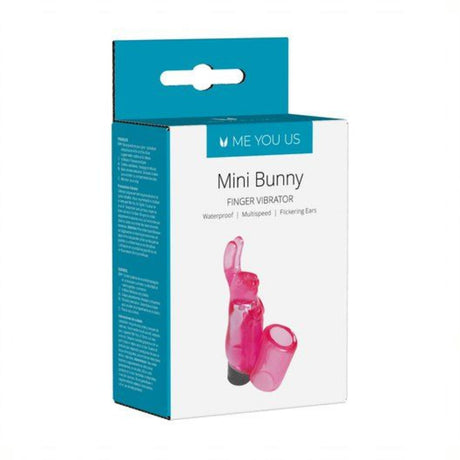 Me You Us Mini Bunny Finger Vibrator Pink - Simply Pleasure