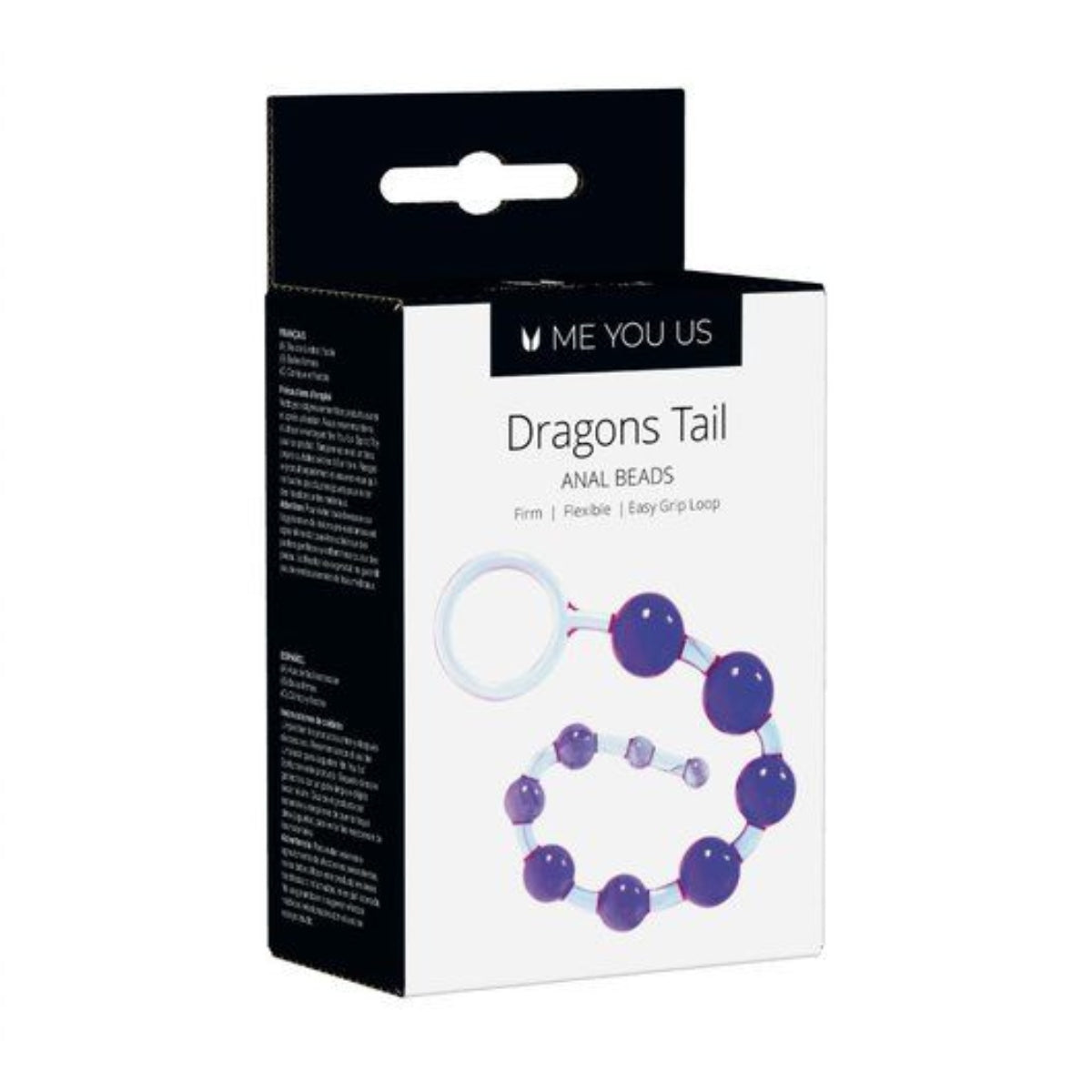 Me You Us Dragons Tail Anal Beads Purple - Simply Pleasure